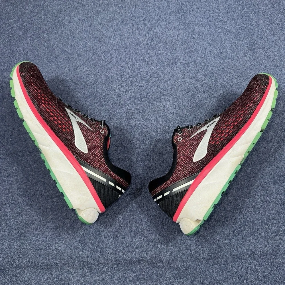 Brooks Ghost 11 1202771B017 Running Shoes Womens Size 9.5 Black/Pink Athletic